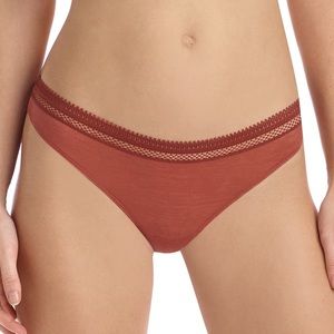 Commando NWOT Lace Trim Thong Panty